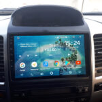 Современная штатная магнитола Android для Toyota Prado 120